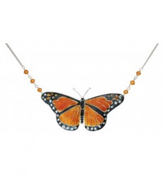 Collier Papillon monarque