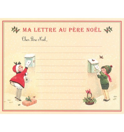 Ma lettre au Père Noël