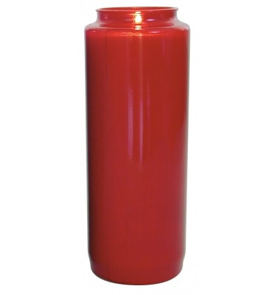 Red 9-day lasting sanctuary candle