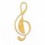 Treble Clef bookmark