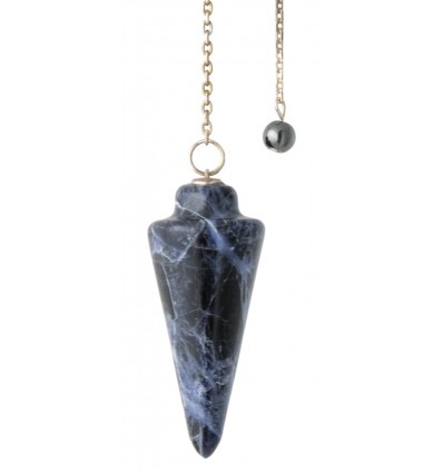 PENDULE TOUPIE SODALITE