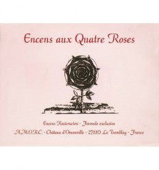 Encens rosicrucien aux quatre roses (24 cubes)