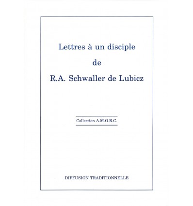 Lettres à un disciple