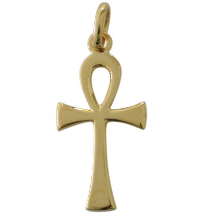 Ansate cross 18 k gold