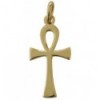 Ansate cross 18 k gold