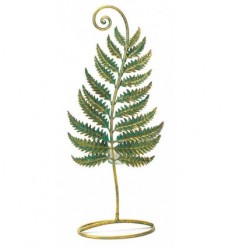 Fern leaf with tea light holder