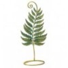 Fern leaf with tea light holder