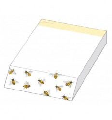 BLOC NOTES ABEILLES PLAT BISEAUTE