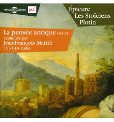 Epicure - Les Stoïciens - Plotin  Coffret de 3 CD audio