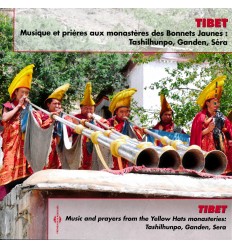 Tibet - Musique et prières aux monastères des Bonnets Jaunes : Tashilhunpo, Ganden, Séra