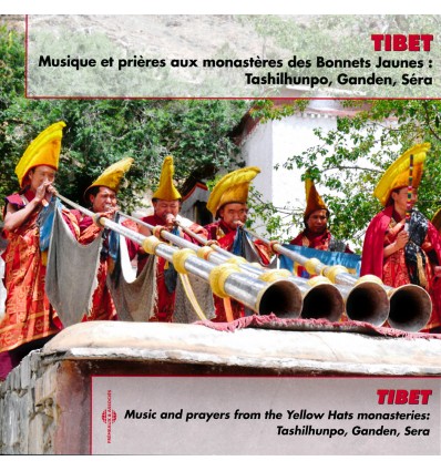 Tibet - Musique et prières aux monastères des Bonnets Jaunes : Tashilhunpo, Ganden, Séra