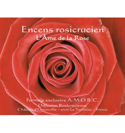 Encens rosicrucien L'âme de la rose (24 cubes)