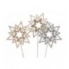 Set of 3 Glitter Stars