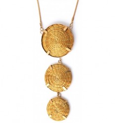 Three medallion Necklace