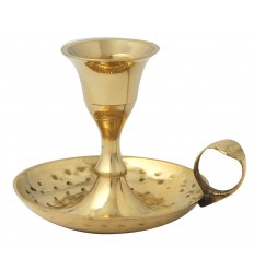 Candlestick holder with gold cup