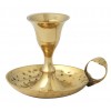 Candlestick holder with gold cup