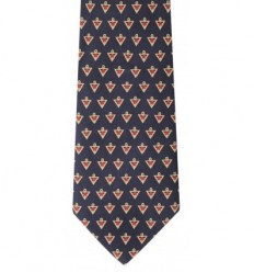 Cravate avec symboles rosicruciens