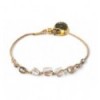 Bracelet perlé beige Swarovski