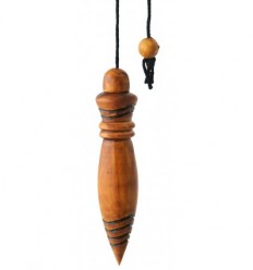 Thot pendulum - Honey-tinted weighted boxwood