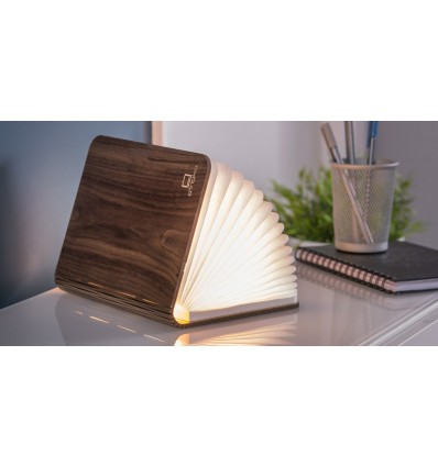 Lampe-livre Imitation noyer