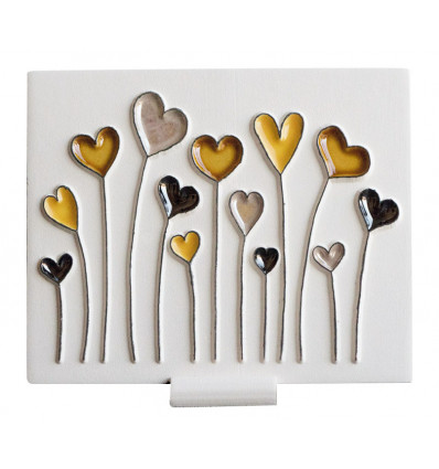 Field of hearts ceramic