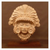 Masque à plumes aztèque