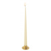 Matt brass candle holder