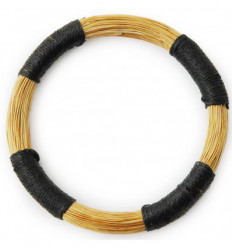 BRACELET OR VEGETAL MANGABA NOIR