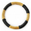 BRACELET OR VEGETAL MANGABA NOIR