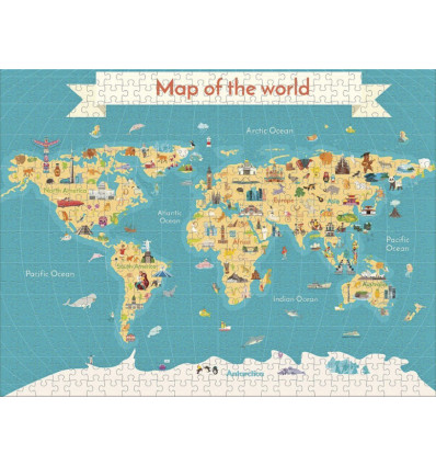 Puzzle Voyage autour du monde