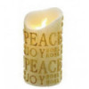 Peace, Joy, Noël Candle