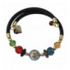 Murano glass bracelet - multicoloured beads