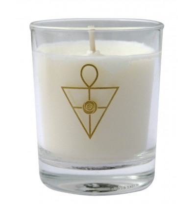 Rosicrucian symbol candle