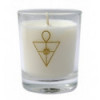 Rosicrucian symbol candle