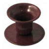 Candleholder in painted metal - Bordeaux