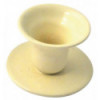 Candleholder in painted metal - Cream