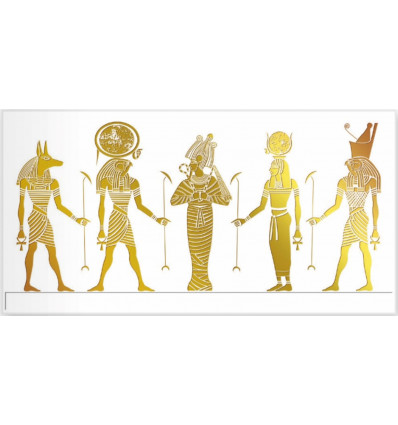 Ancient Egyptian deities folded card