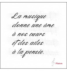 CP LA MUSIQUE ... IMAGE PORTEES 