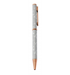 Stylo à Bille argenté Losange