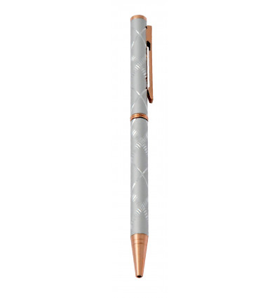 Stylo à Bille argenté Losange