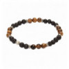 Bracelet with tiger’s eye and lava beads