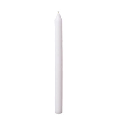 BOUGIE BLANCHE DIAM 2.2 CM H28