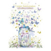 CARNET ANNIVERSAIRE ENVOLEE DE PAPILLONS