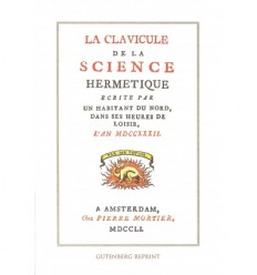 La clavicule de la science hermétique