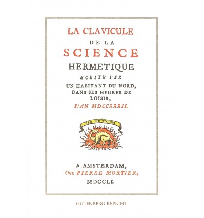 La clavicule de la science hermétique