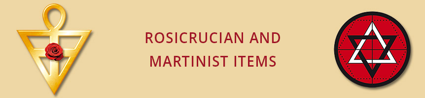 Rosicrucian and martinist items